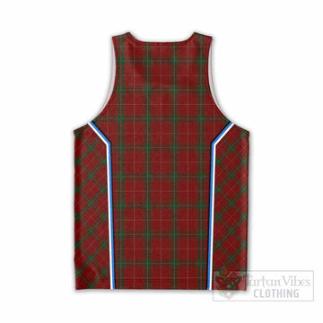 Carruthers Tartan Crest Men Tank Top Scotland Coat of Arm Flag Style