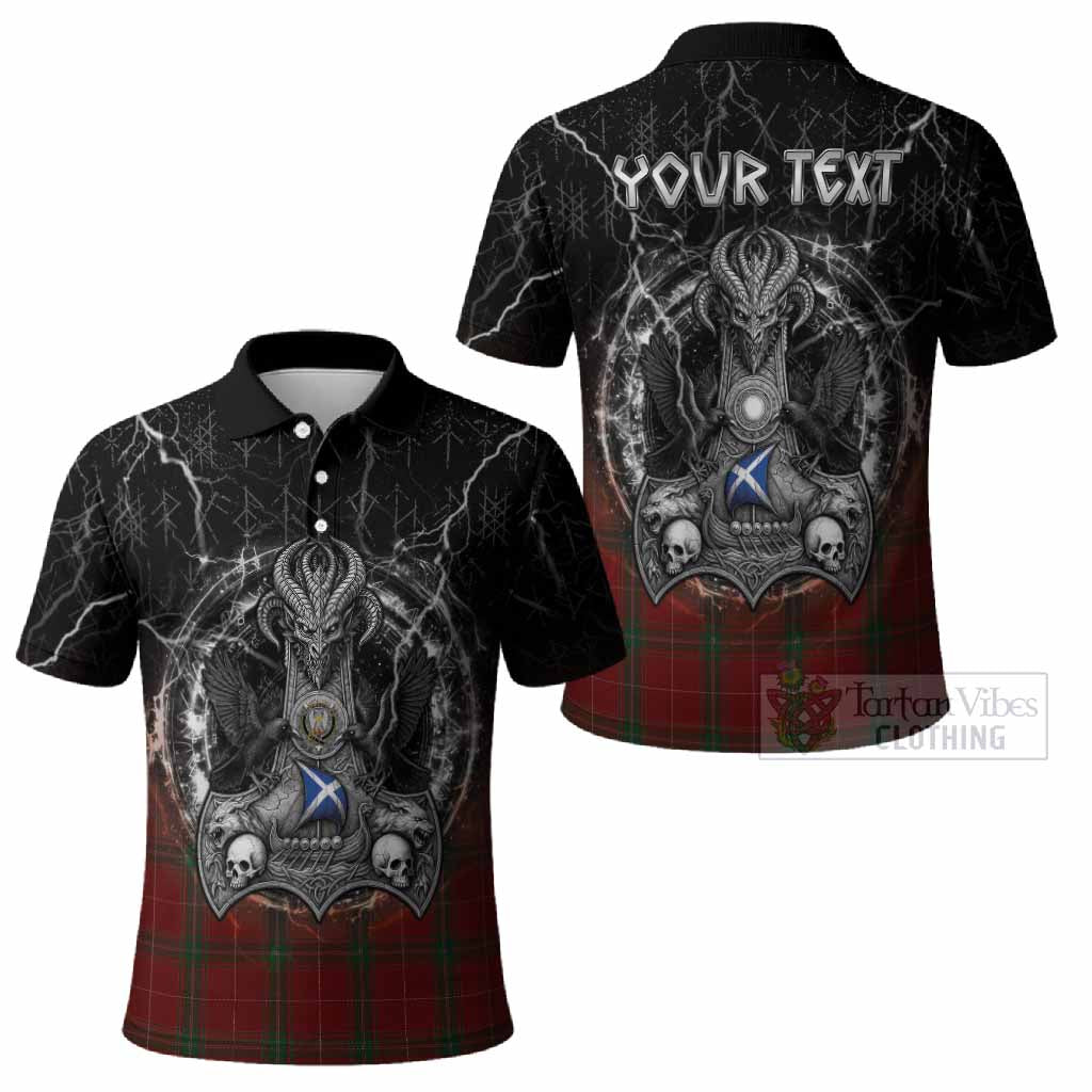 Carruthers Tartan Crest Polo Shirt Celtic Odin's Raven Legacy