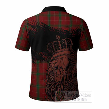 Carruthers Tartan Crest Polo Shirt Crowned Lion Heritage Style