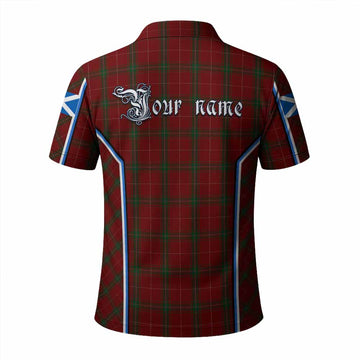 Carruthers Tartan Crest Polo Shirt Scotland Coat of Arm Flag Style - Tartan Vibes Clothing