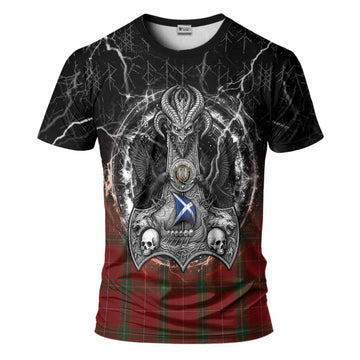 Carruthers Tartan Crest T-Shirt Celtic Odin's Raven Legacy