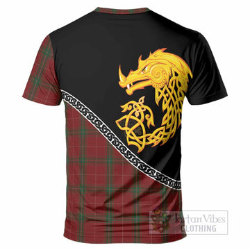 Carruthers Tartan Crest T-Shirt Legendary Dragon Knot Half Style