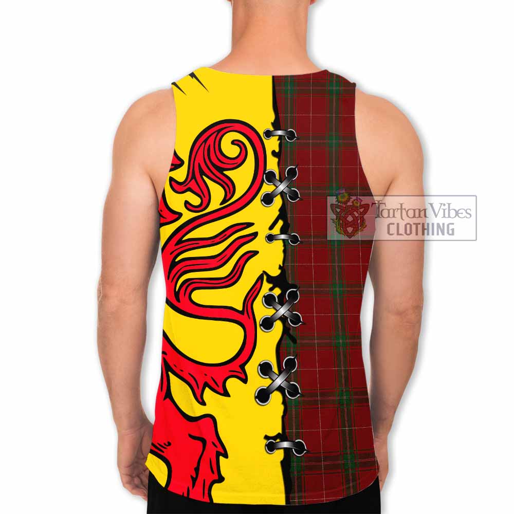 Carruthers Tartan Family Crest Men Tank Top Lion Rampant Honor - Tartan Vibes Clothing