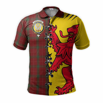Carruthers Tartan Family Crest Polo Shirt Lion Rampant Honor - Tartan Vibes Clothing