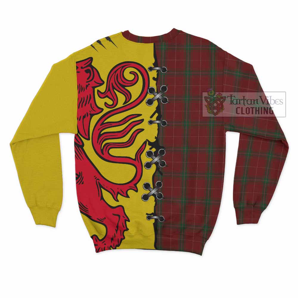 Carruthers Tartan Family Crest Sweatshirt Lion Rampant Honor - Tartan Vibes Clothing