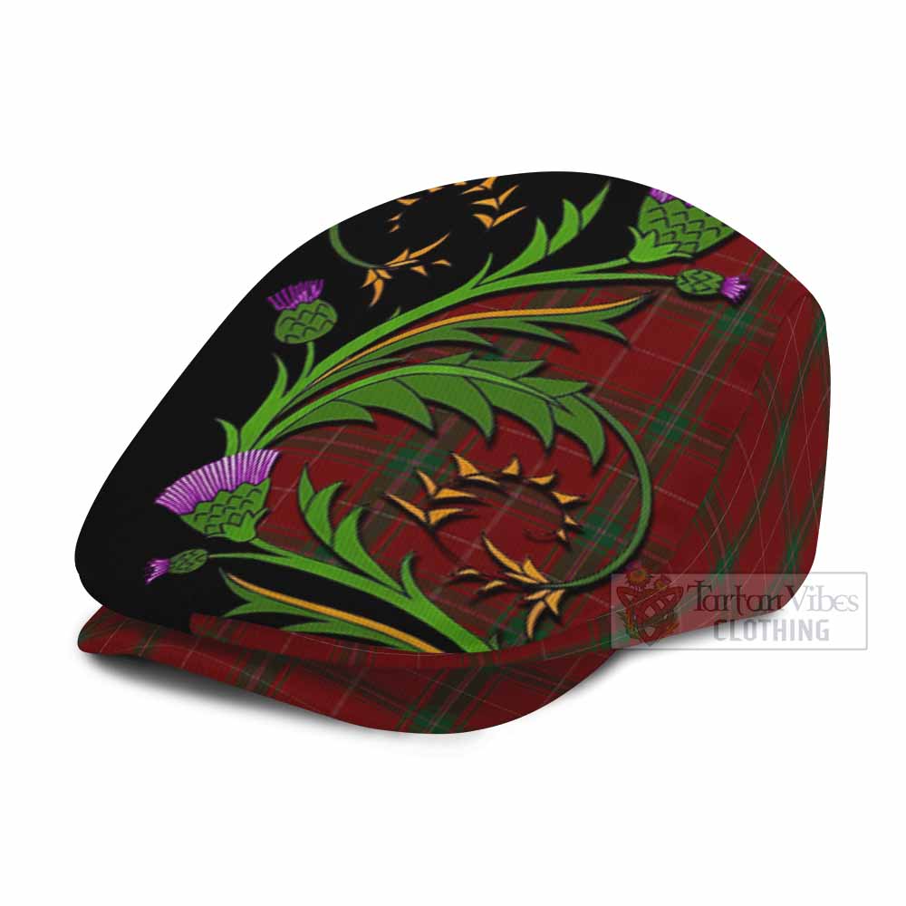 Carruthers Tartan Flat Cap, Jeff Cap Scottish Thistle Pride Heritage Art - Tartan Vibes Clothing