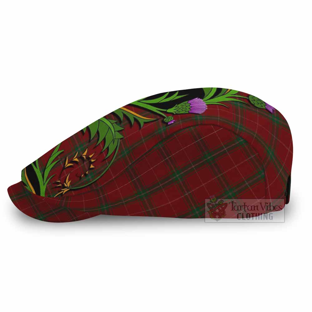 Carruthers Tartan Flat Cap, Jeff Cap Scottish Thistle Pride Heritage Art - Tartan Vibes Clothing