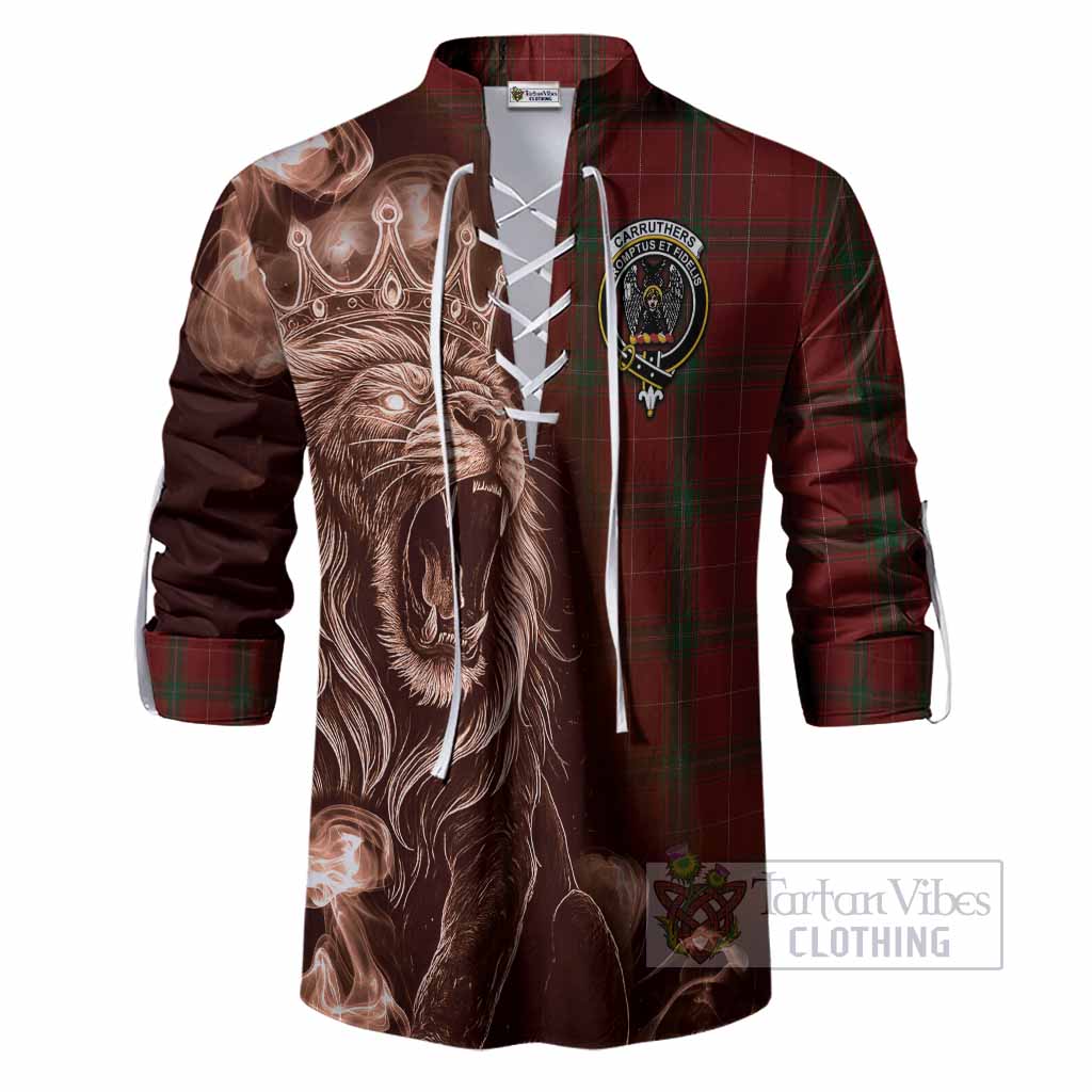 Carruthers Tartan Ghillie Shirt Roaring Lion Heritage