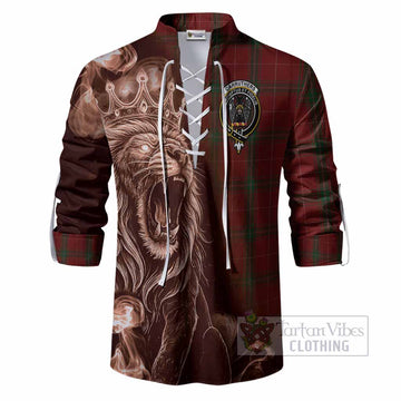Carruthers Tartan Ghillie Shirt Roaring Lion Heritage