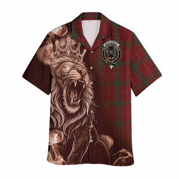 Carruthers Tartan Hawaiian Shirt Roaring Lion Heritage