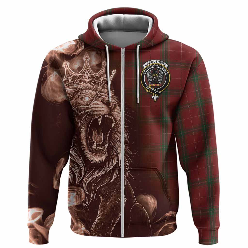 Carruthers Tartan Hoodie Roaring Lion Heritage