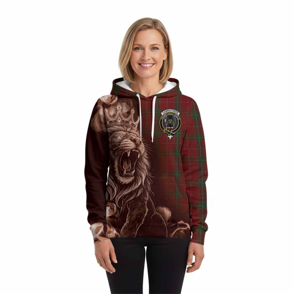 Carruthers Tartan Hoodie Roaring Lion Heritage