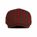 Carruthers Tartan Jeff Cap, Tartan Flat Cap Jeff Hat - Tartan Vibes Clothing