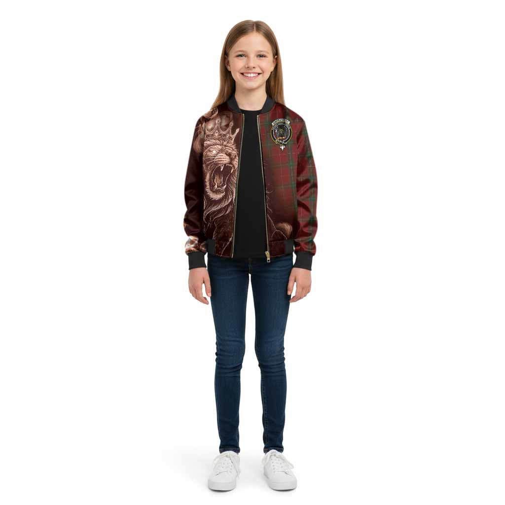 Carruthers Tartan Kid Bomber Jacket Roaring Lion Heritage