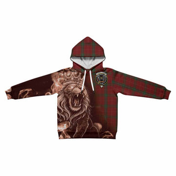 Carruthers Tartan Kid Hoodie Roaring Lion Heritage