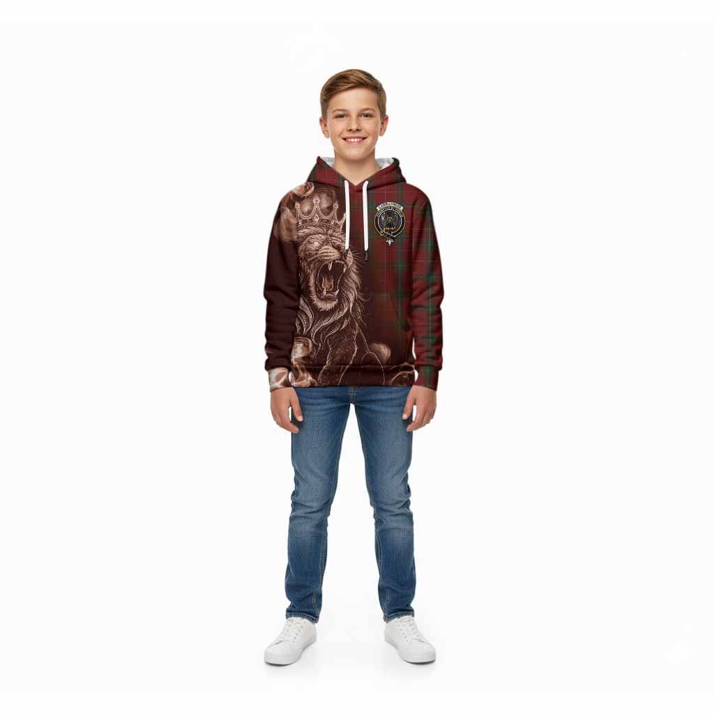 Carruthers Tartan Kid Hoodie Roaring Lion Heritage