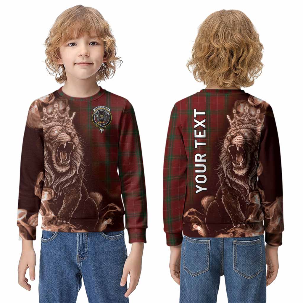 Carruthers Tartan Kid Knitted Sweatshirt Roaring Lion Heritage