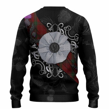 Carruthers Tartan Knitted Sweater Jacobite White Rose - Tartan Vibes Clothing