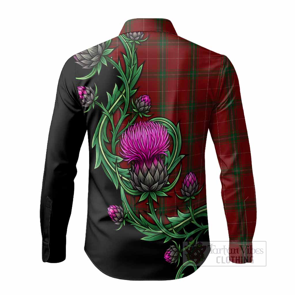 Carruthers Tartan Long Sleeve Button Shirts Resilient Scottish Thistle