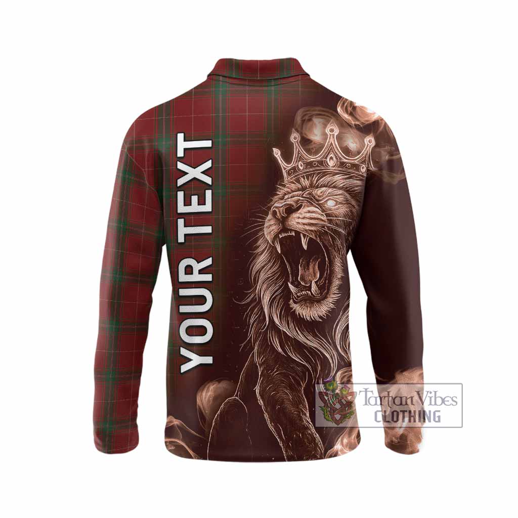Carruthers Tartan Long Sleeve Polo Shirt Roaring Lion Heritage