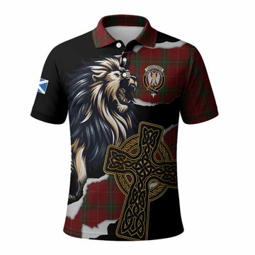 Carruthers Tartan Scottish Polo Shirt Lion Celtic Heritage