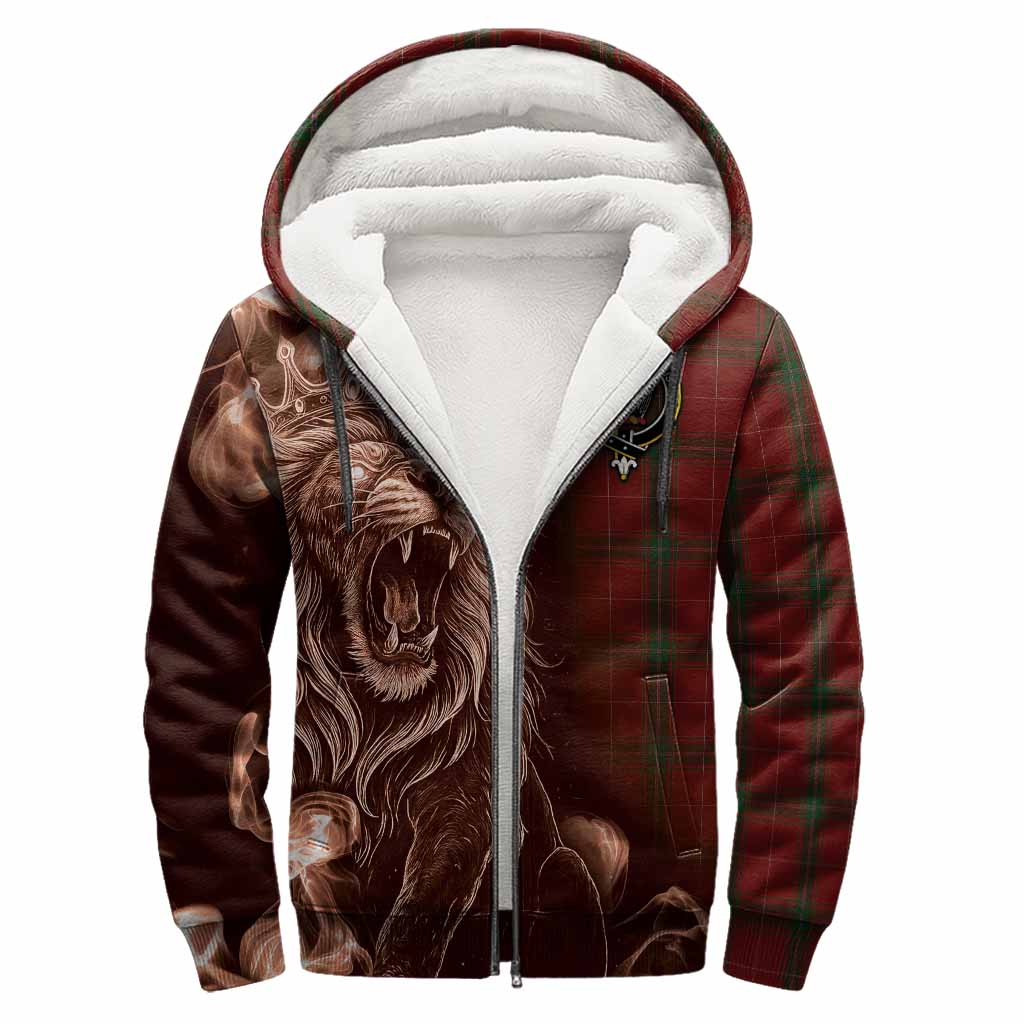 Carruthers Tartan Sherpa Hoodie Roaring Lion Heritage