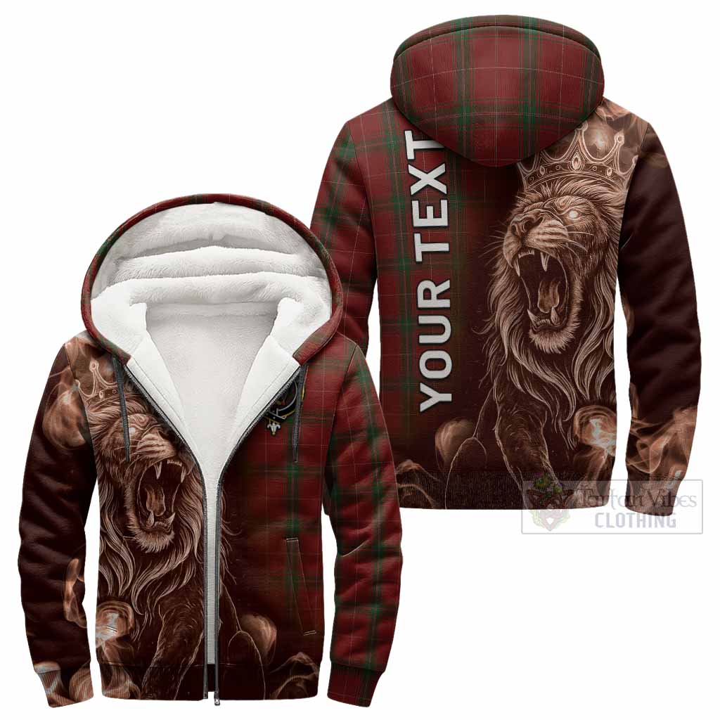 Carruthers Tartan Sherpa Hoodie Roaring Lion Heritage