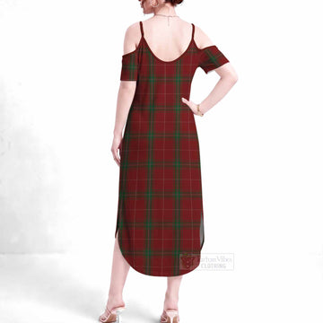 Carruthers Tartan Summer Maxi Dress - Tartan Vibes Clothing