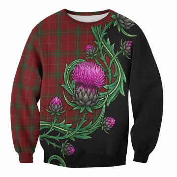 Carruthers Tartan Sweatshirt Resilient Scottish Thistle