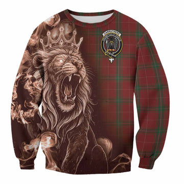 Carruthers Tartan Sweatshirt Roaring Lion Heritage