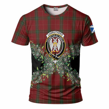 Carruthers Tartan T-Shirt Thistle Scottish Spirit