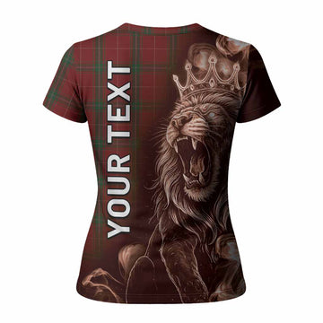 Carruthers Tartan Women T shirt Roaring Lion Heritage