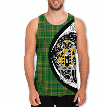 Castell Irish Clan Men's Tank Top Celtic Circle Style