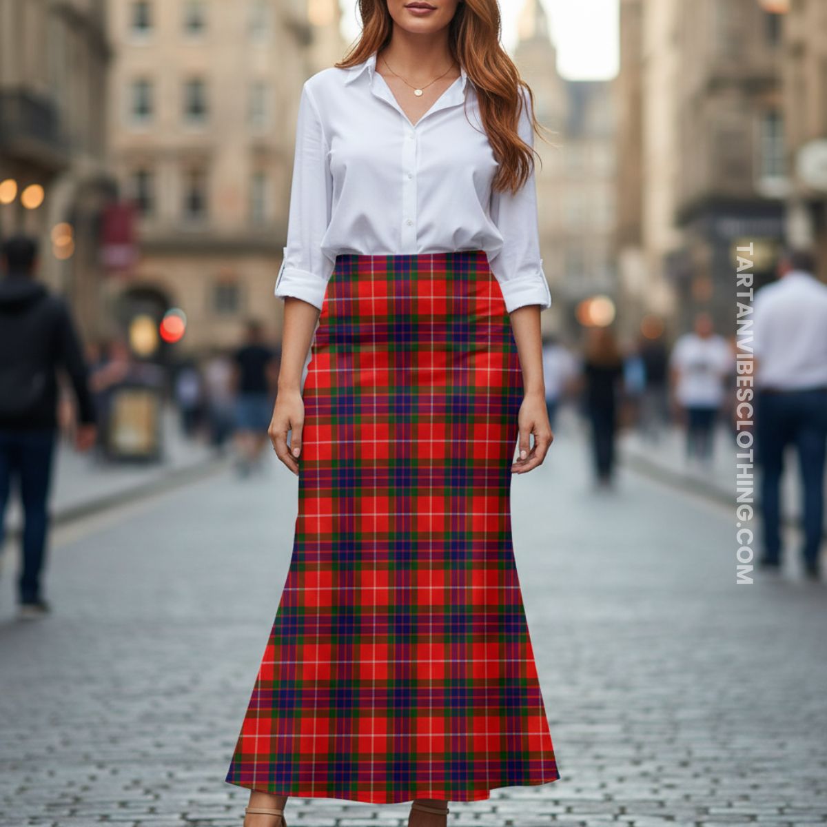 Abernethy Tartan Womens Full Length Skirt