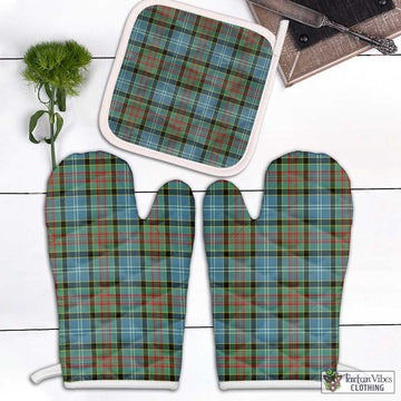 Cathcart Tartan Combo Oven Mitt & Pot-Holder Combo 1 Oven Mitt & 1 Pot-Holder White - Tartan Vibes Clothing