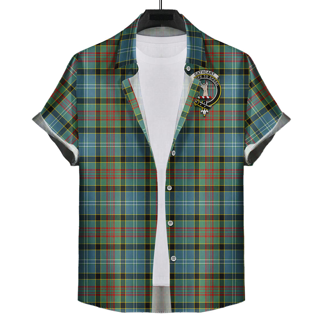 cathcart-tartan-short-sleeve-button-down-shirt-with-family-crest