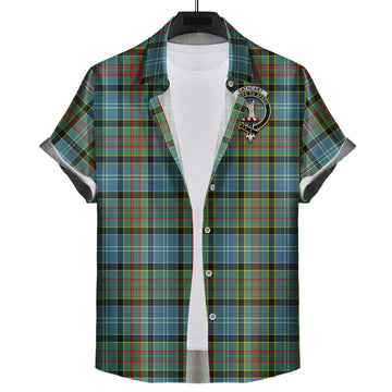 Cathcart Tartan Hawaiian Shirt with Family Crest