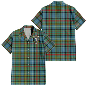 Cathcart Tartan Hawaiian Shirt with Family Crest