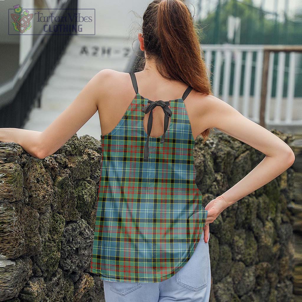 Tartan Vibes Clothing Cathcart Tartan Loose Halter Neck Camisole