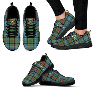 Cathcart Tartan Sneakers with Family Crest