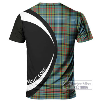 Tartan Vibes Clothing Cathcart Tartan T-Shirt with Family Crest Circle Style