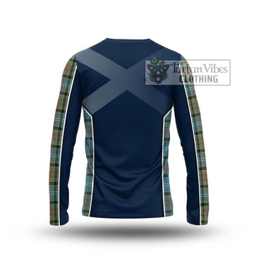 Cathcart Tartan Long Sleeve T-Shirt with Family Crest and Lion Rampant Vibes Sport Style - Tartan Vibes Clothing