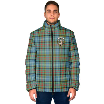 Cathcart Tartan Padded Jacket with Family Crest