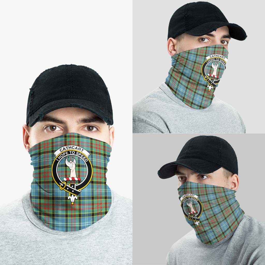 Cathcart Tartan Neck Gaiters, Tartan Bandanas, Tartan Head Band with Family Crest