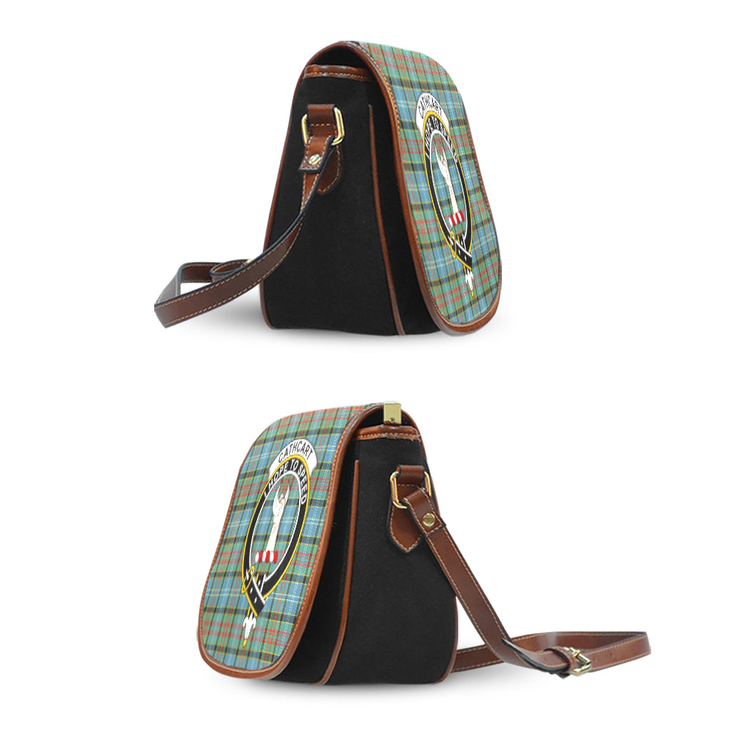 cathcart-tartan-saddle-bag-with-family-crest