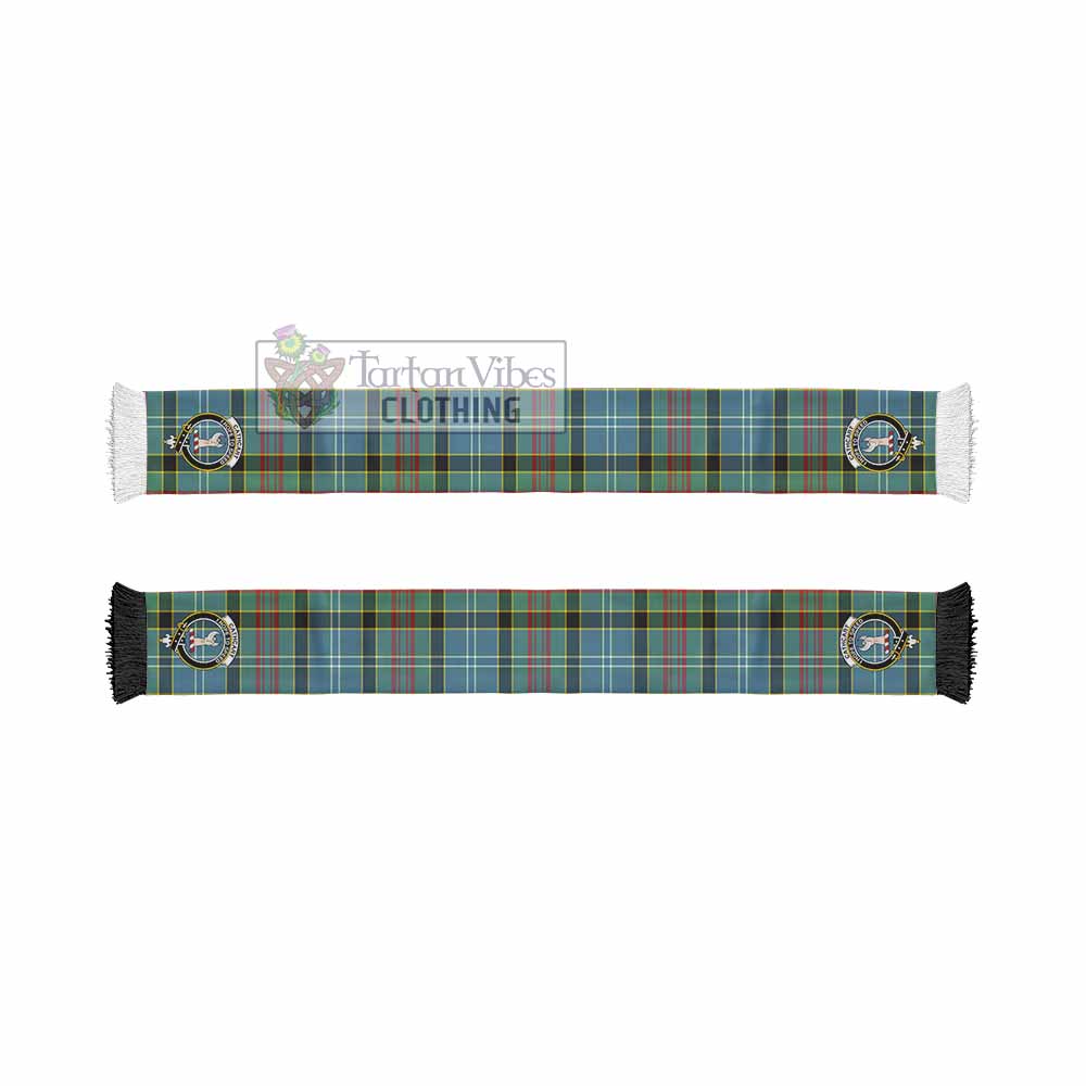 Tartan Vibes Clothing Cathcart Tartan Ruffneck Scarf with Family Crest