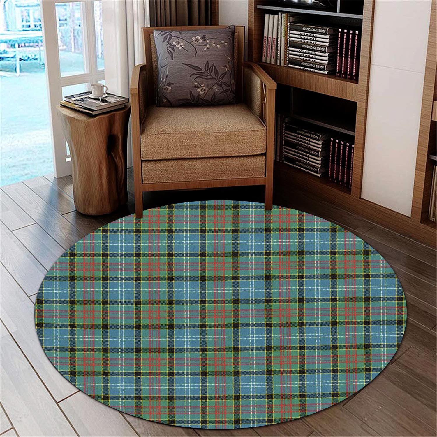 Cathcart Tartan Round Rug - Tartanvibesclothing