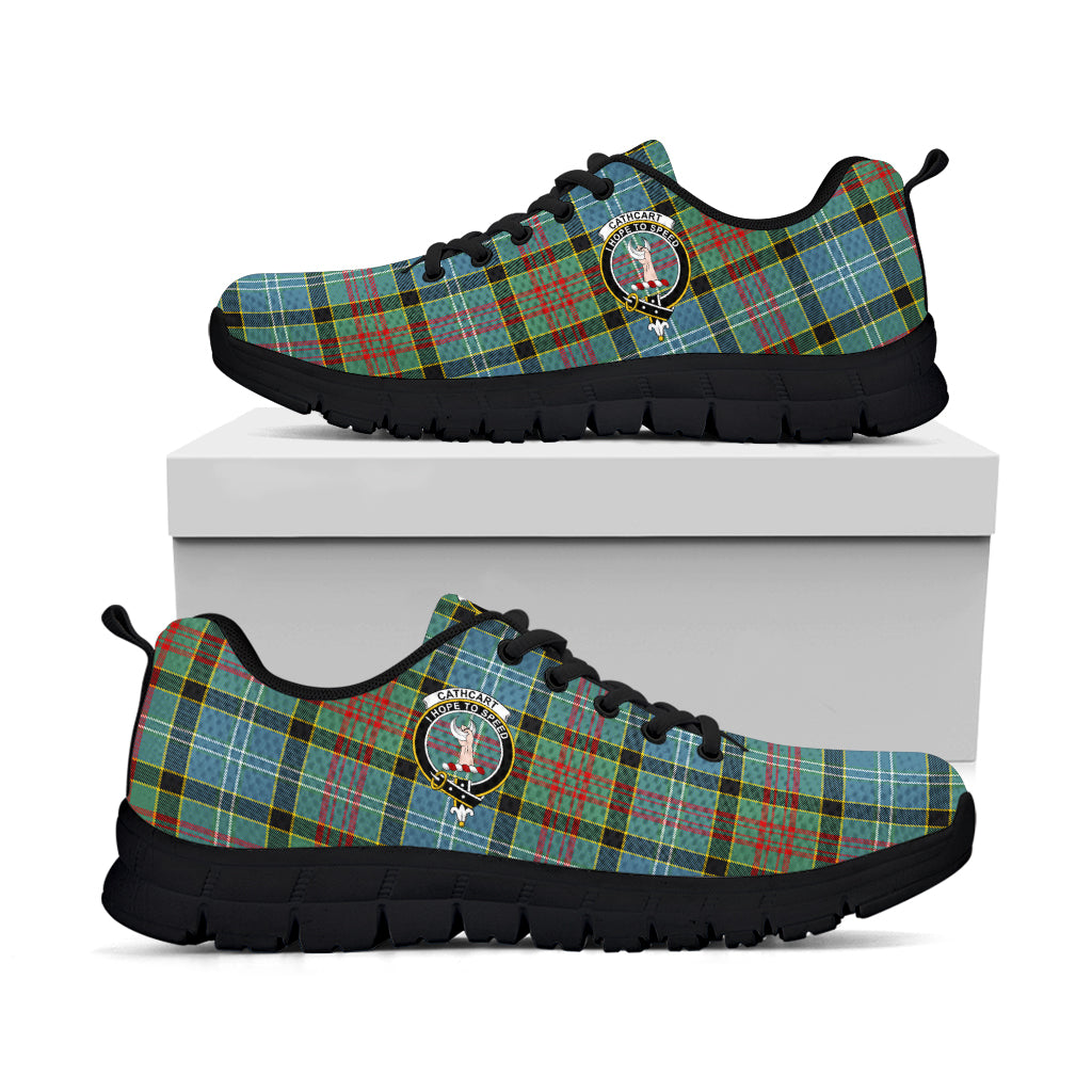 Cathcart Tartan Sneakers with Family Crest - Tartan Vibes Clothing