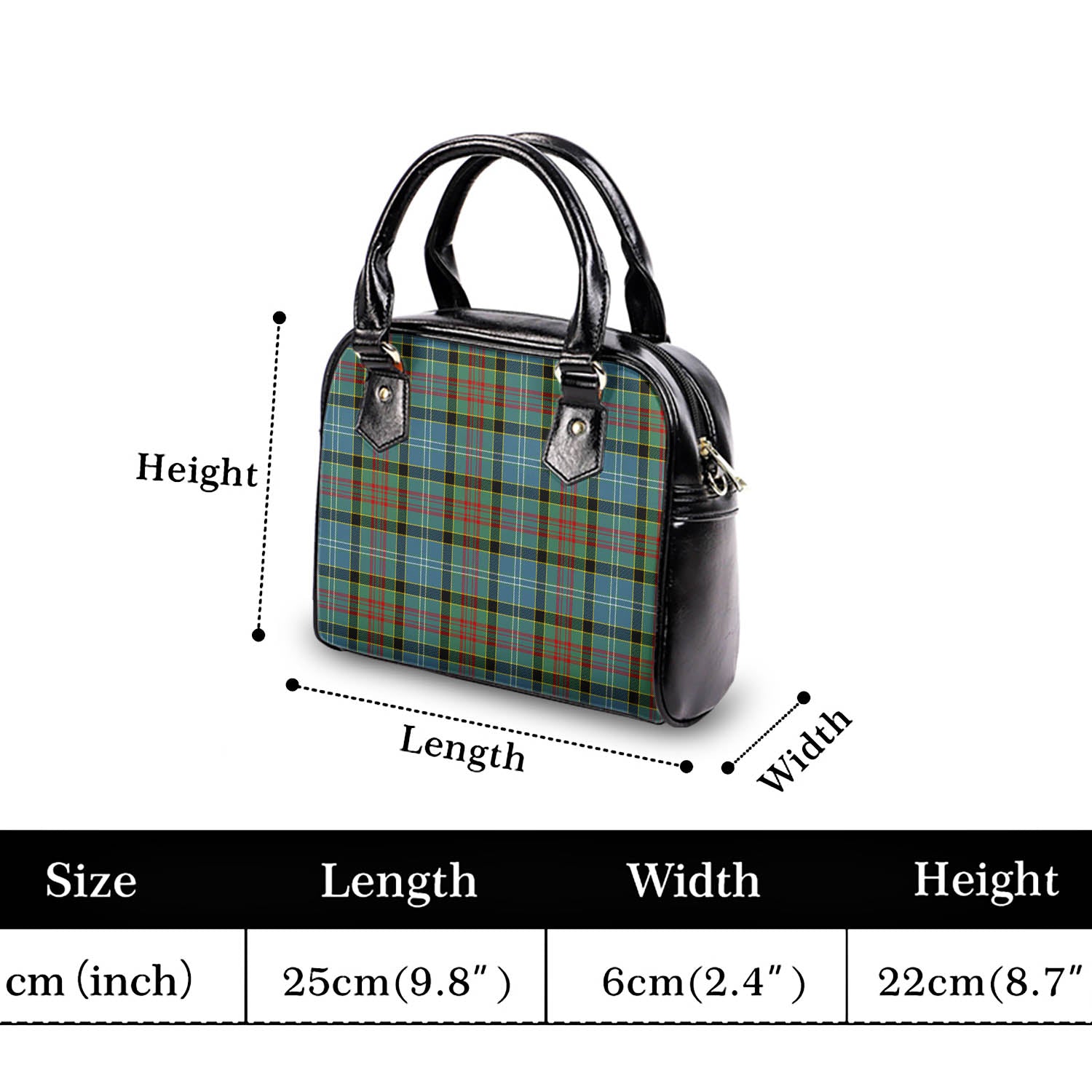 Cathcart Tartan Shoulder Handbags - Tartanvibesclothing