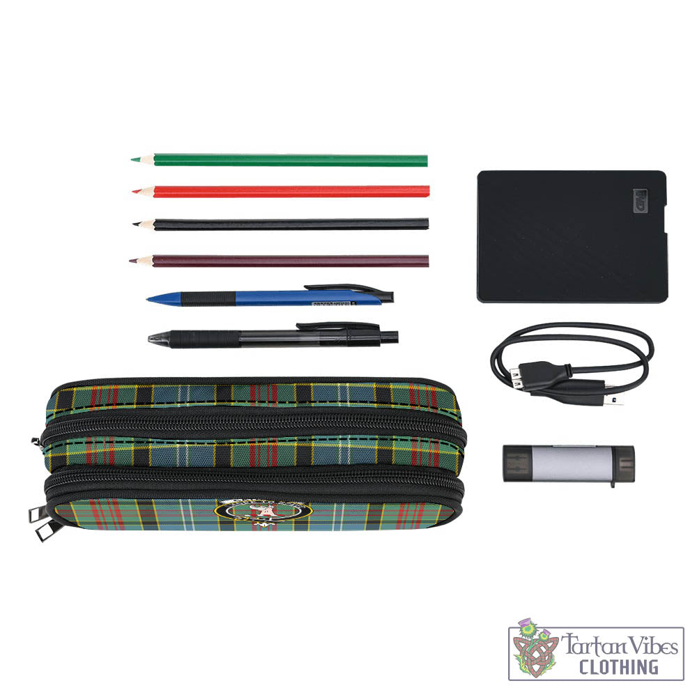 Tartan Vibes Clothing Cathcart Tartan Pen and Pencil Case with Family Crest